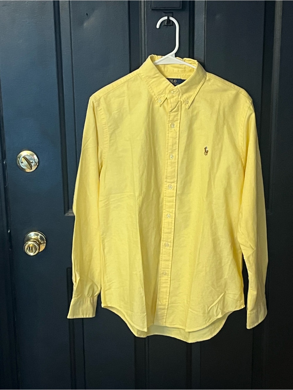 Ralph Lauren Yellow Button-Down Oxford Shirt - Men's